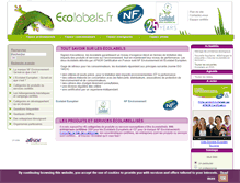 Tablet Screenshot of ecolabels.fr